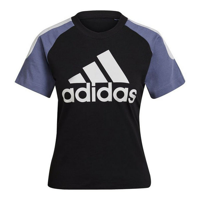 Tricou cu Mânecă Scurtă Femei Adidas Sportswear Colorblock Negru