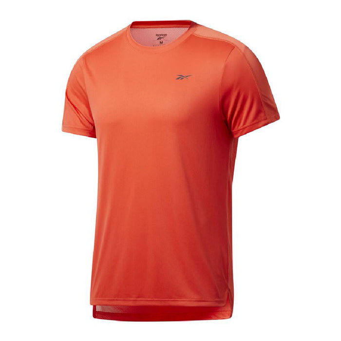 Tricou cu Mânecă Scurtă Bărbați Reebok Workout Ready Tech Portocaliu