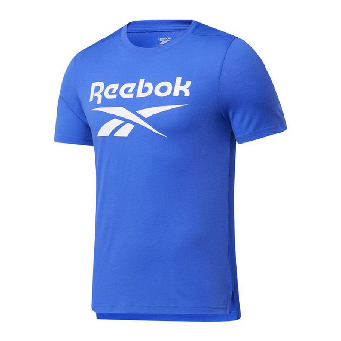Tricou cu Mânecă Scurtă Bărbați Reebok Workout Ready Supremium Albastru