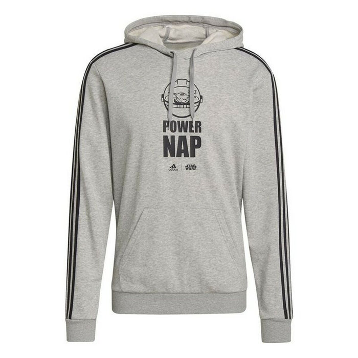 Hanorac cu Glugă Bărbați Adidas X Star Wars: The Mandalorian Gri deschis