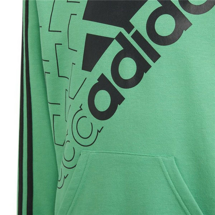 Hanorac pentru Copii Adidas Essentials Logo J Screaming Verde deschis