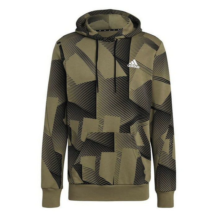 Hanorac cu Glugă Bărbați Adidas Graphic M Kaki
