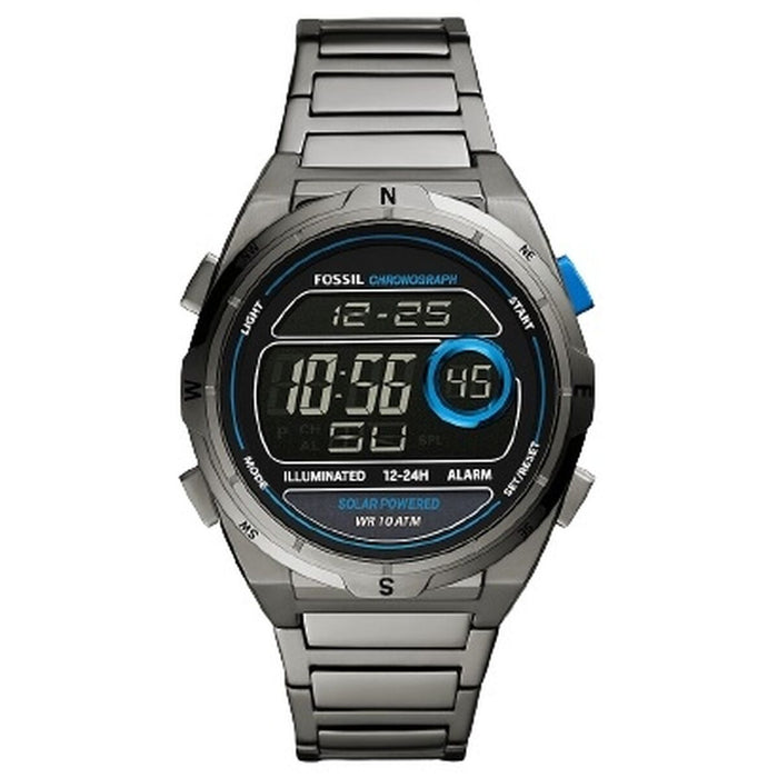 Ceas Bărbați Fossil EVERETT SOLAR DIGITAL (Ø 45 mm)