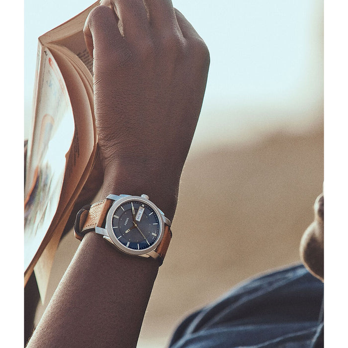 Ceas Bărbați Fossil MACHINE Argintiu