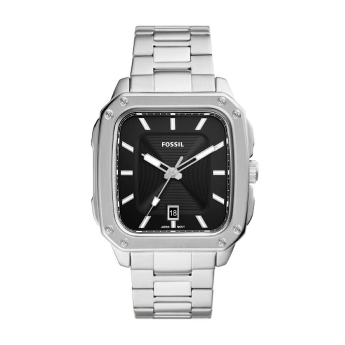 Ceas Bărbați Fossil FS5933 Negru Argintiu