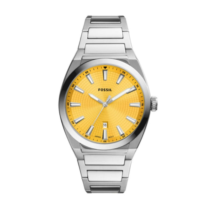 Ceas Bărbați Fossil FS5985 Galben Argintiu