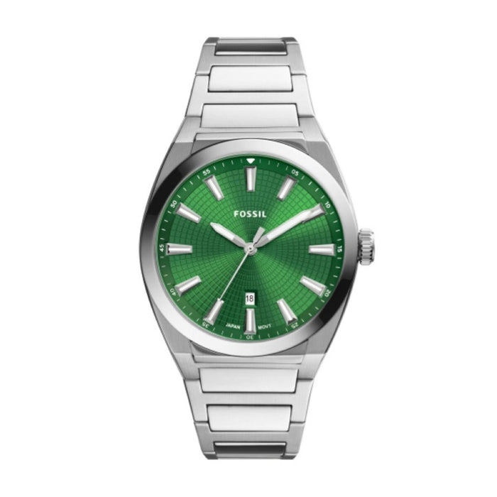 Ceas Bărbați Fossil FS5983 Verde Argintiu