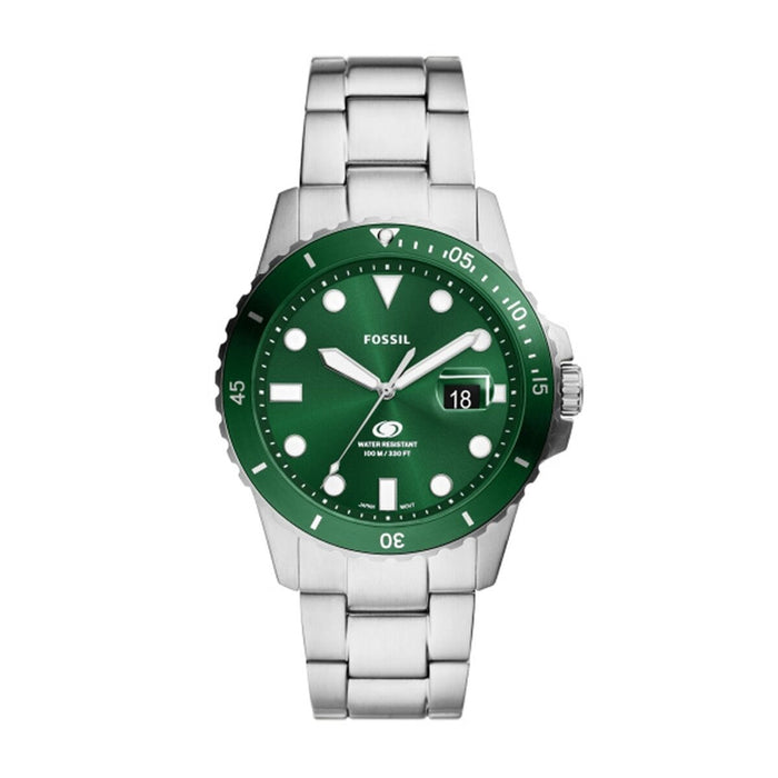 Ceas Bărbați Fossil FS6033 Verde Argintiu
