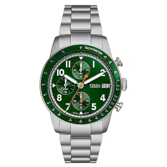 Ceas Bărbați Fossil FS6048 Verde Argintiu (Ø 34 mm)