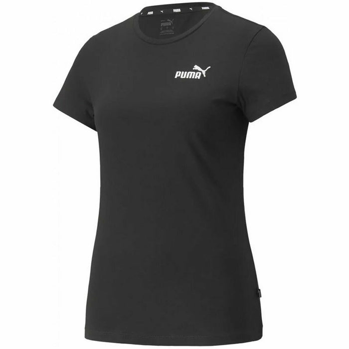Tricou Sport cu Mânecă Scurtă Puma Essentials+ Embroidery Negru