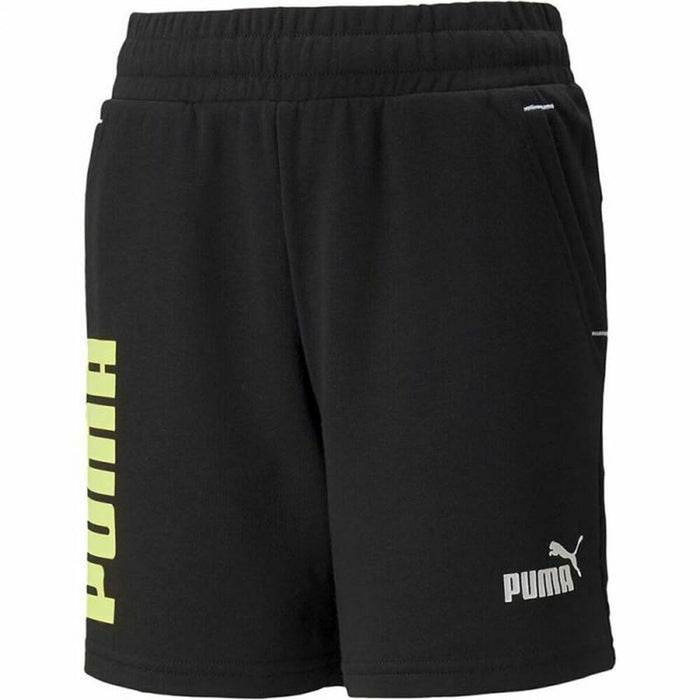 Pantaloni Scurți Sport pentru Copii Puma Power K Negru