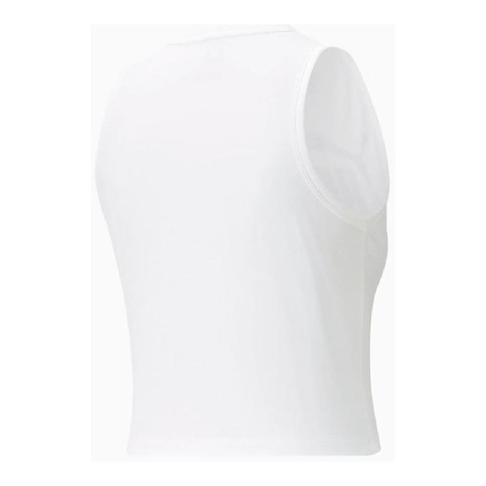 Top Sport de Damă Puma Essentials High Neck Alb