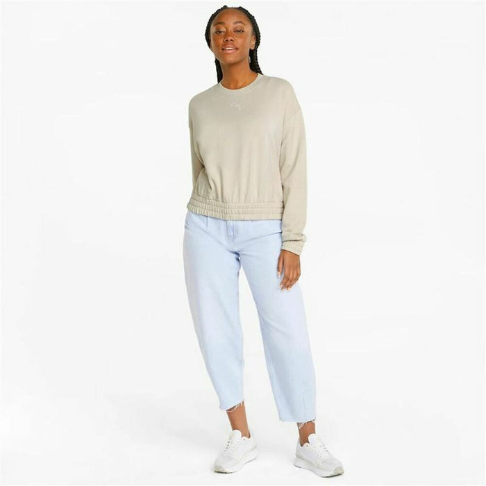 Hanorac cu Glugă Bărbați Puma HER Crew Bej