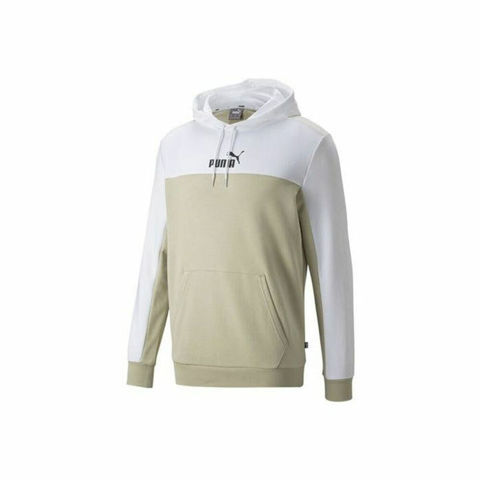 Hanorac cu Glugă Bărbați Puma Essentials+ Block M Bej