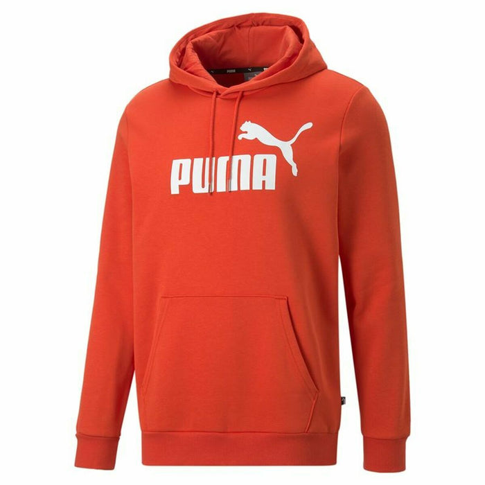 Hanorac fără Glugă Bărbați Puma Essentials Big Logo Roșu