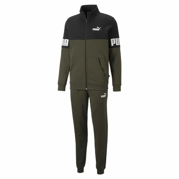 Trening pentru Adulți Puma Power Colorblock Măslină Bărbați