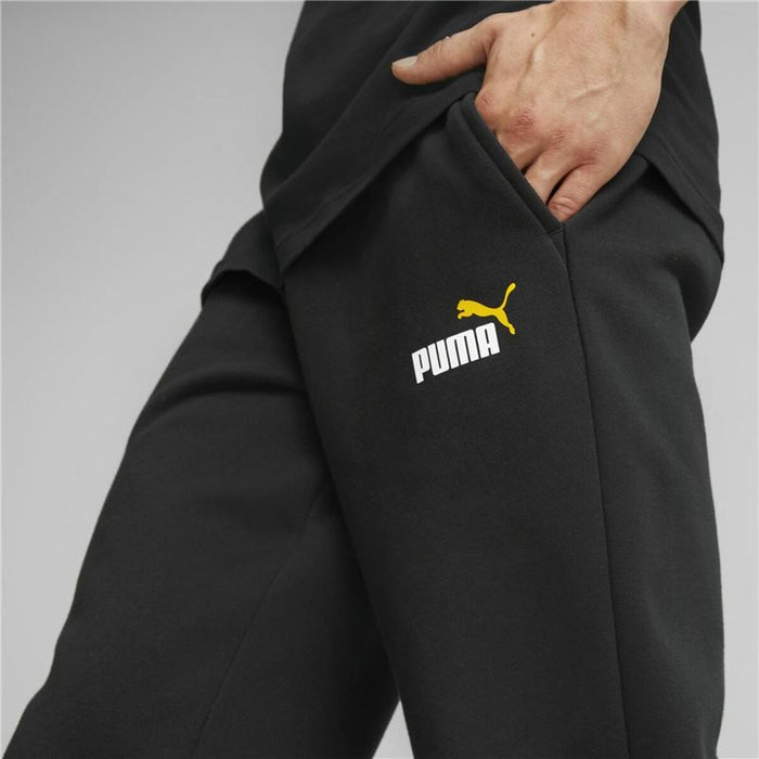Pantaloni lungi de sport Puma ESS+ 2 Col Logo Negru Bărbați