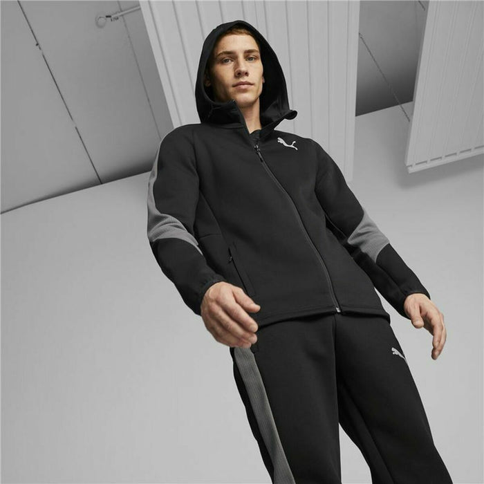 Jachetă Sport de Bărbați Puma Evostripe Negru