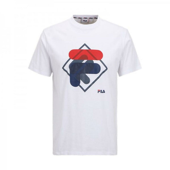 Tricou cu Mânecă Scurtă Bărbați Fila FAM0447 10001 Alb