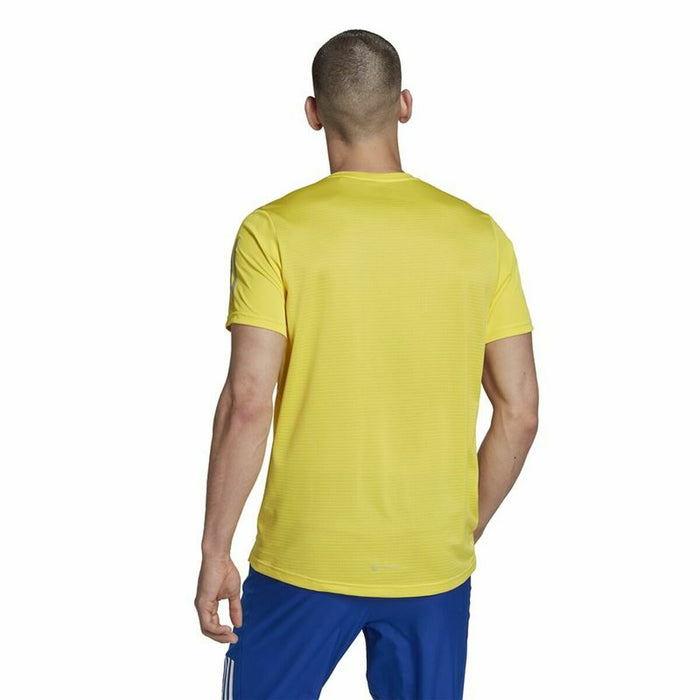 Tricou cu Mânecă Scurtă Bărbați Adidas  Graphic Tee Shocking Galben