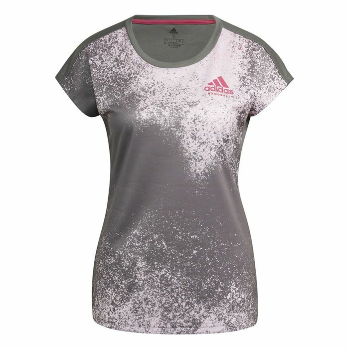 Tricou cu Mânecă Scurtă Femei Adidas Gri închis