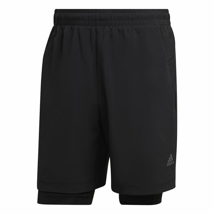 Pantaloni Scurți Sport pentru Bărbați Adidas HIIT Spin Training Negru