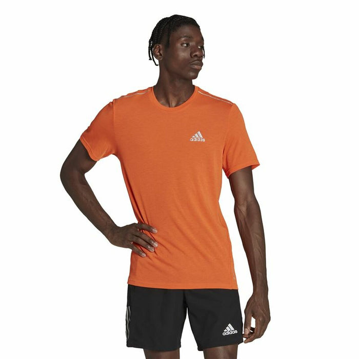 Tricou cu Mânecă Scurtă Bărbați Adidas X-City Portocaliu