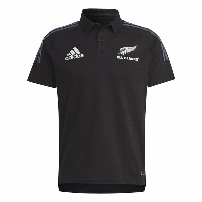 Tricou Polo cu Mânecă Scurtă Bărbați Adidas All Black Negru