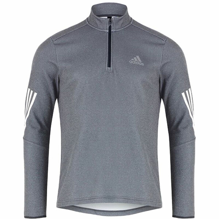 Tricou cu Mânecă Lungă Bărbați Adidas Training Gri