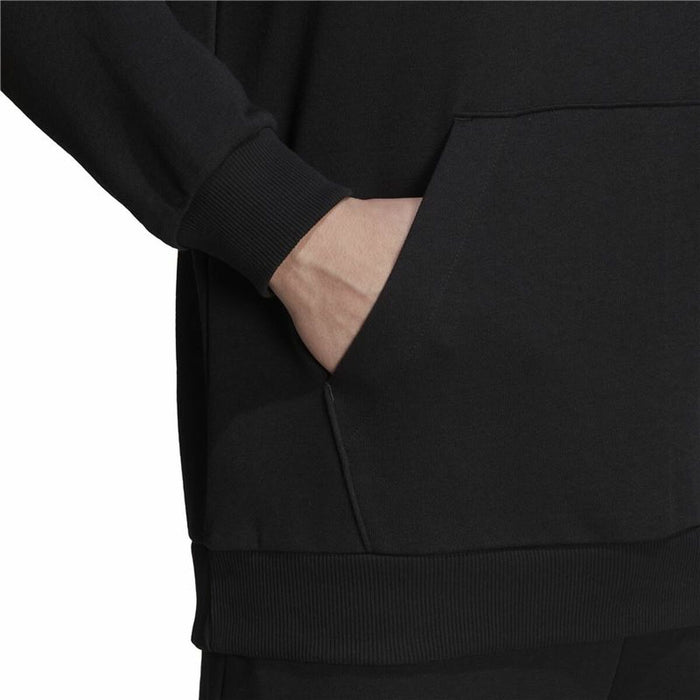 Hanorac cu Glugă Bărbați Adidas Essentials French Terry Negru