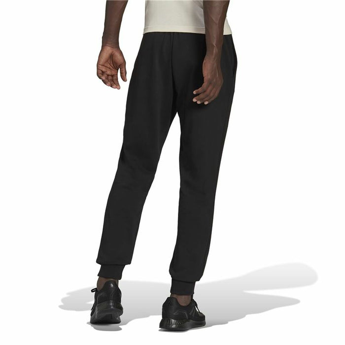 Pantaloni lungi de sport Adidas FeelComfy French Terry Negru Bărbați