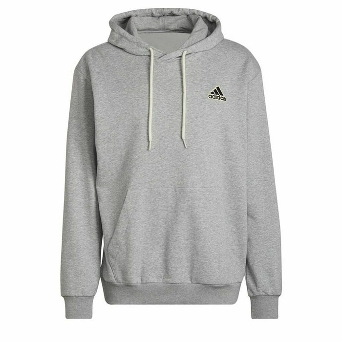 Hanorac cu Glugă Bărbați Adidas Essentials Feelcomfy Gri
