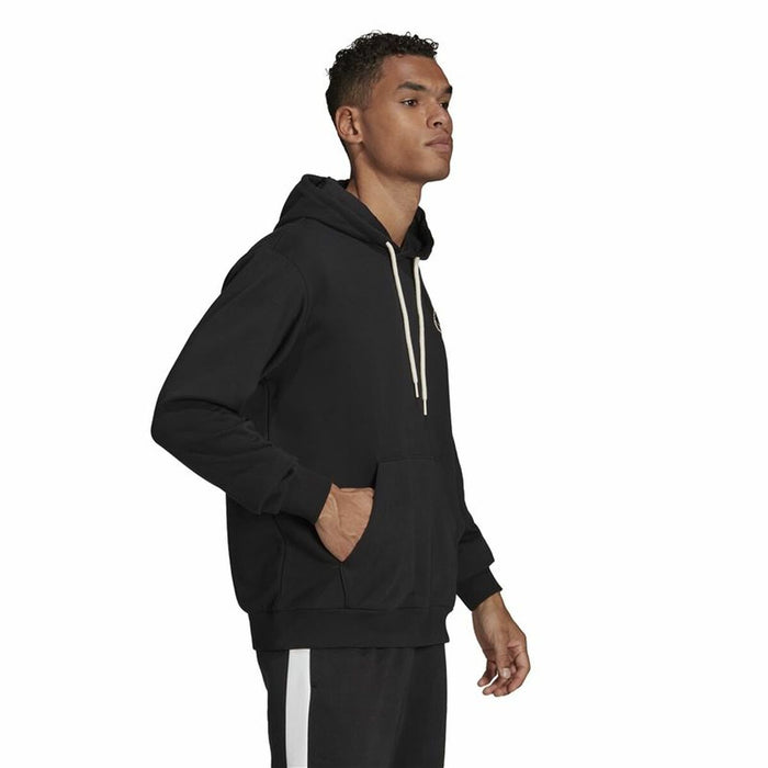 Hanorac cu Glugă Bărbați Adidas Essentials Feelcomfy Negru