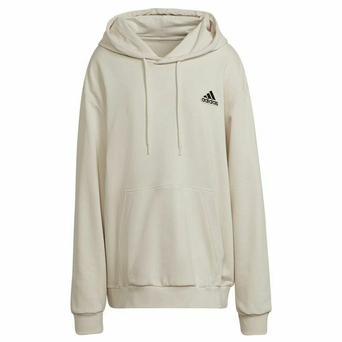 Hanorac cu Glugă Bărbați Adidas Essentials Feelcomfy Bej