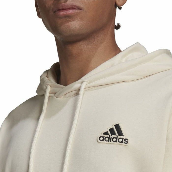 Hanorac cu Glugă Bărbați Adidas Essentials Feelcomfy Bej