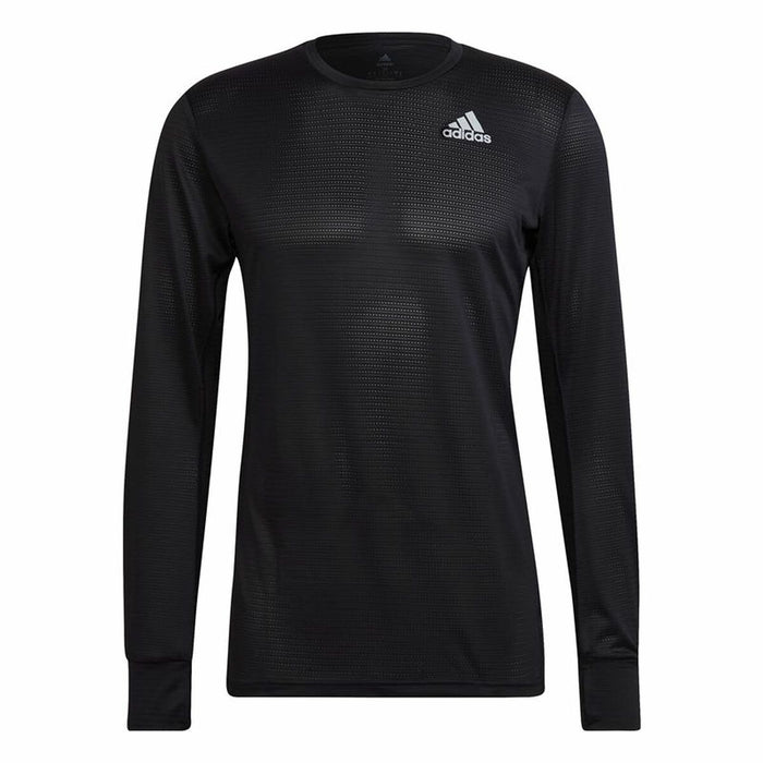 Tricou cu Mânecă Lungă Bărbați Adidas Own The Run Negru