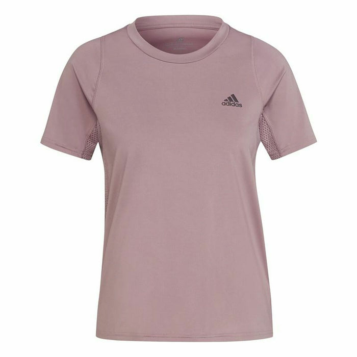 Tricou cu Mânecă Scurtă Femei Adidas Run Fast Roz