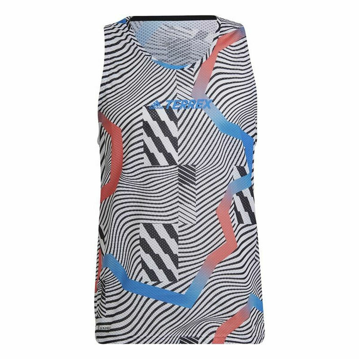 Tricou de Bărbați fără Mâneci Adidas Terrex Agravic Alb