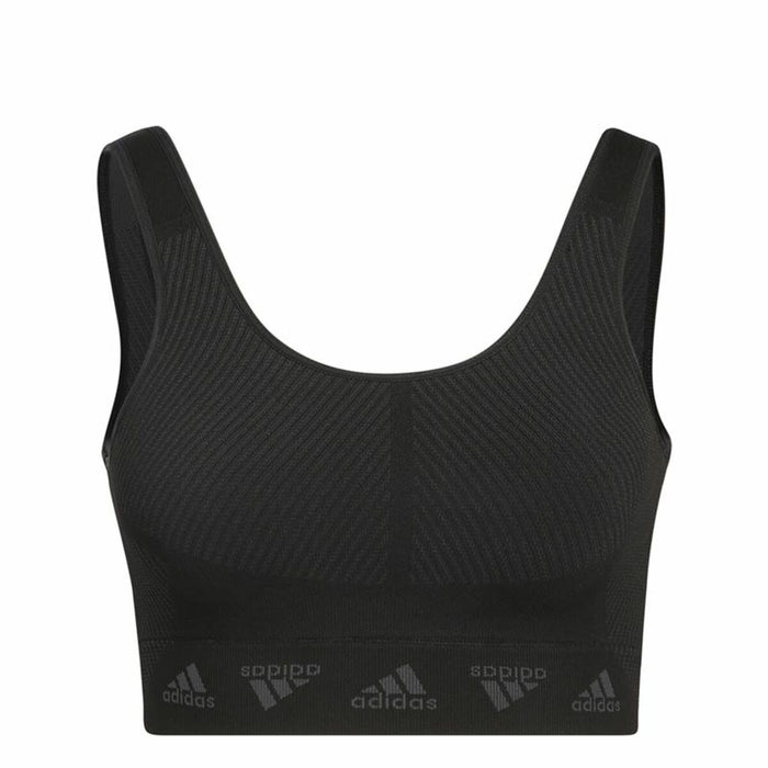 Sutien Sport Adidas Aeroknit Negru