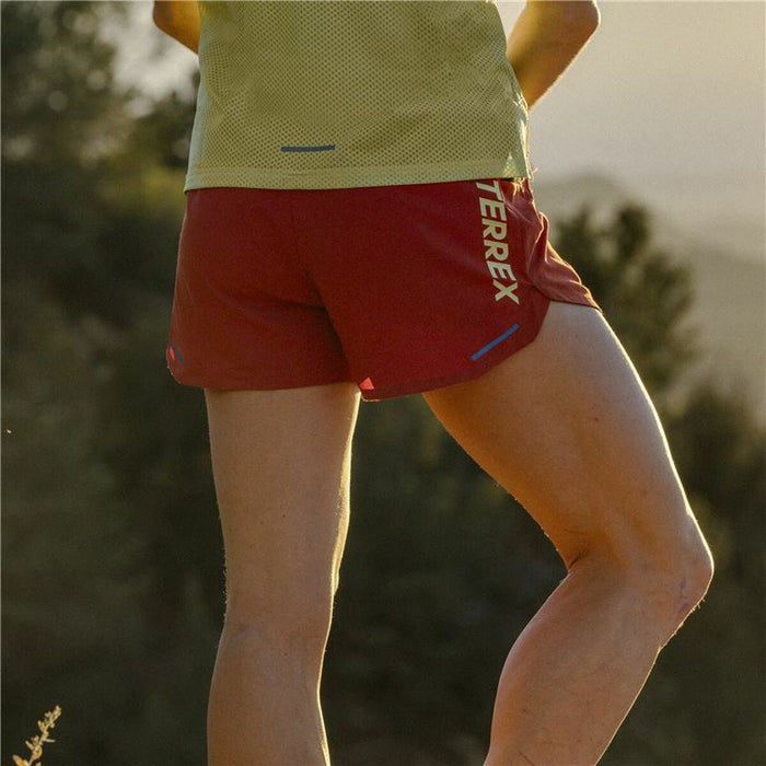Pantaloni Scurți Sport pentru Damă Adidas Terrex Agravic Maro