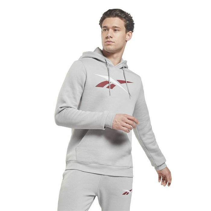 Hanorac cu Glugă Bărbați Reebok Essentials Vector Gri