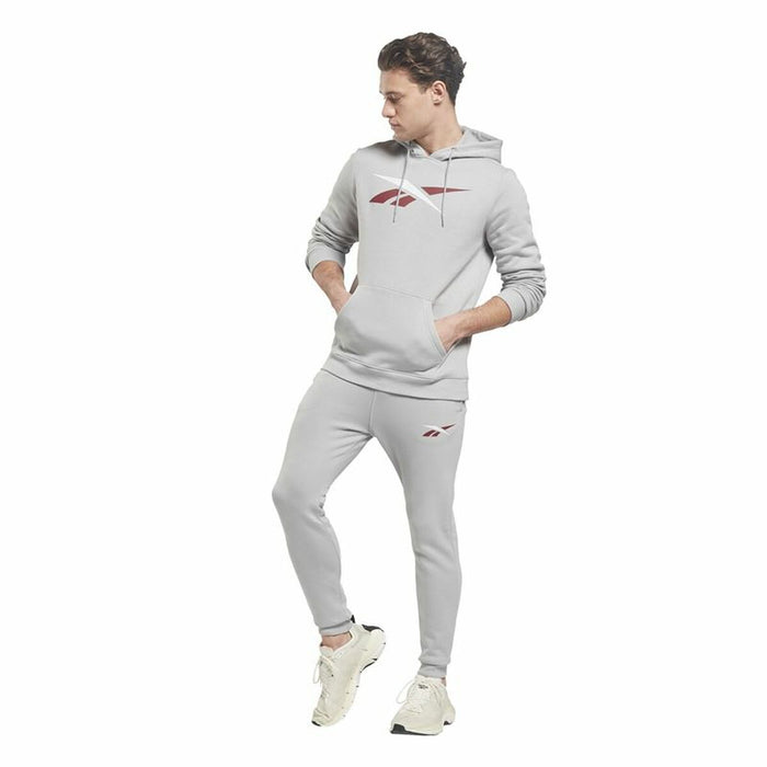 Hanorac cu Glugă Bărbați Reebok Essentials Vector Gri