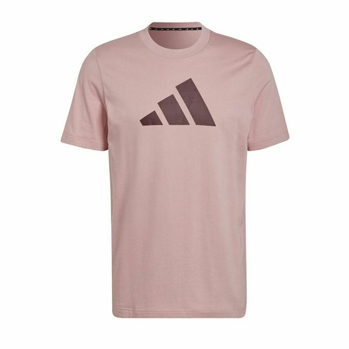 Tricou cu Mânecă Scurtă Bărbați Adidas Future Icons Roz deschis