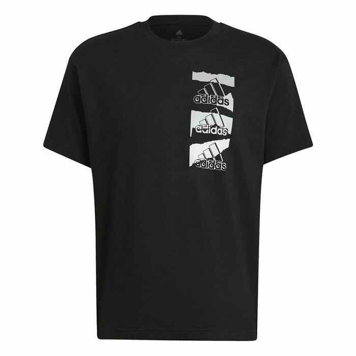 Tricou cu Mânecă Scurtă Bărbați Adidas Essentials Brandlove Negru