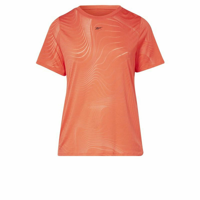 Tricou cu Mânecă Scurtă Femei Reebok Burnout Portocaliu