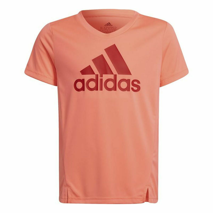 Tricou cu Mânecă Scurtă pentru Copii Adidas Designed to Move Somon