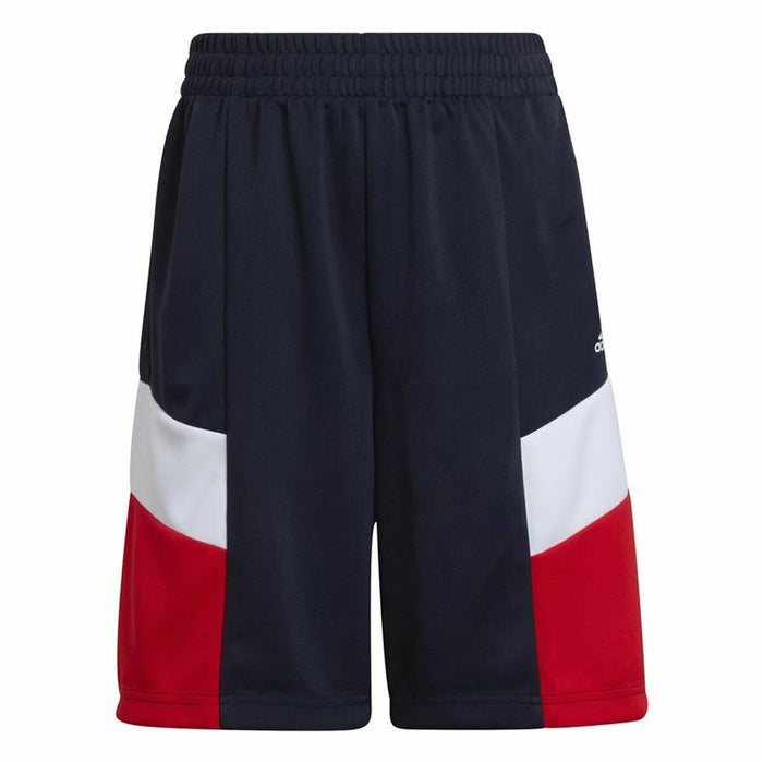 Pantaloni Scurți Sport pentru Copii Adidas D2M Big Logo Albastru închis