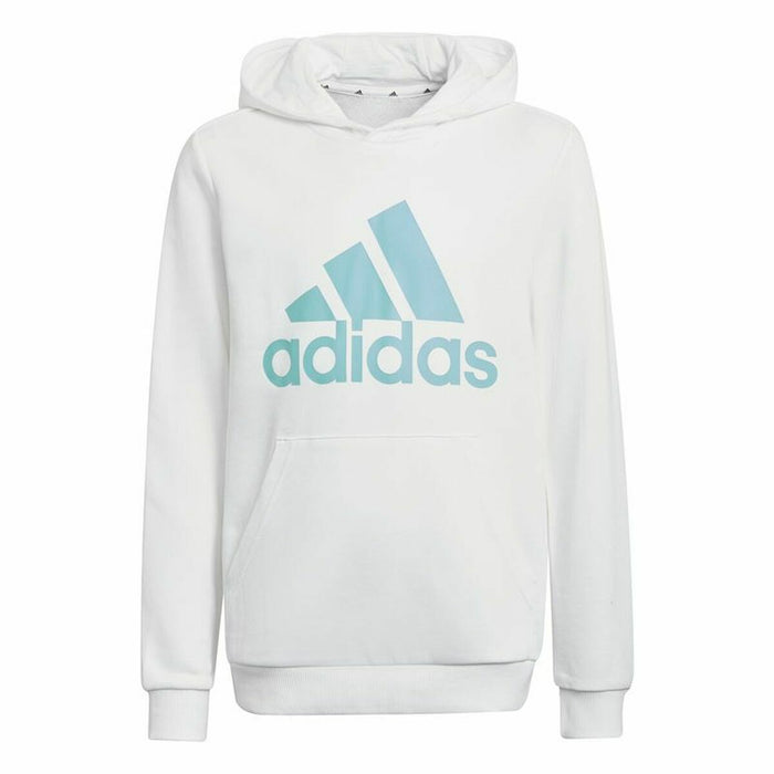 Hanorac cu Glugă Copii Adidas Albastru Alb