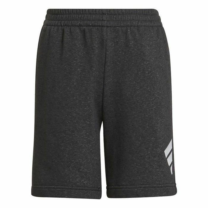 Pantaloni Scurți Sport pentru Copii Adidas Future Icons 3 Stripes Negru