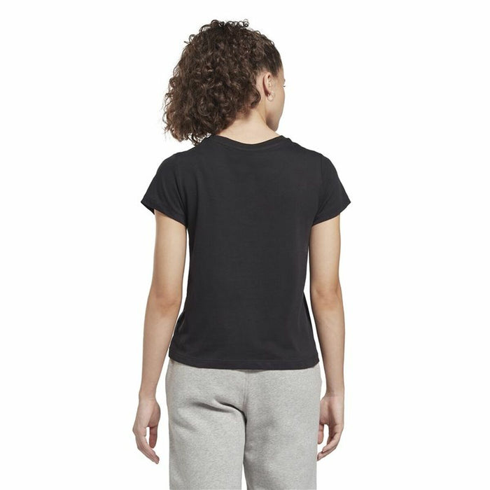 Tricou cu Mânecă Scurtă Femei Reebok Vector Negru